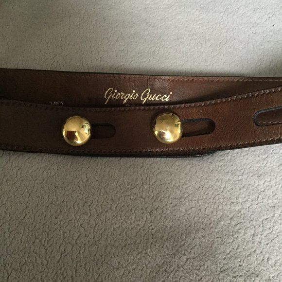 Giorgio Gucci Ladies Leather Belt - Picture 2 of 6
